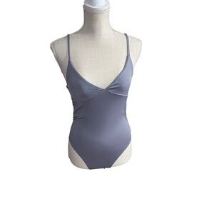 Missguided Petite Seam Free Strappy Bodysuit Women Charcoal Sz 6P Sleeveless NWT